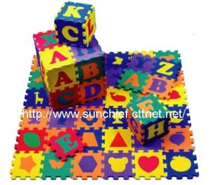 儿童拼图游戏垫/益智教育玩具/EVA泡绵拼图